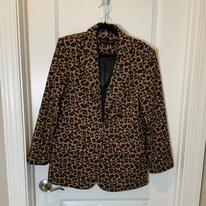 Endless Rose-Cheetah oversized blazer, size small